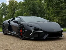 2024 Lamborghini Revuelto 6.5 Coupe UK Spec Unreg Incoming Stock Full Carbon Exterior Package Black Interior with Orange Stitching Low Mileage FULLPPF