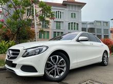 2017 Mercedes-Benz C200 2.0 Avantgarde Sedan Nik2017 White On Black Km20rb #AUTOHIGH #MUST HAVE
