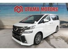 SALES TAX SPECIAL 2016 Toyota Vellfire 2.5 ZG SUNROOF JBL PRE CRASH READY STOCK UNIT