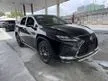 Recon 2021 Lexus RX300 2.0 F Sport SUNROOF/HUD/360/GRADE4.5/B - Cars for sale