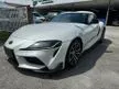 Recon 2019 Toyota GR Supra 2.0 SZ RECON IMPORT JAPAN UNREGISTER Coupe RECON IMPORT JAPAN UNREGISTER