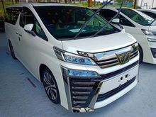 2018 Toyota Vellfire 2.5 Base Spec MPV