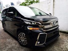 2016 UNREG TOYOTA VELLFIRE 2.5 ZG SPEC ( SUNROOF ) JPN EDITION SPEC