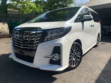 2016 Toyota Alphard 2.5 SC JLB (PROMOTION PRICE WIT SST) SUNROOF ,FULL LEATHER ,360 CAMERA ,PRE CRASH ,HOME THEATRE ,PILOT SEATS UNREG