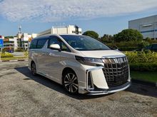 GENUINE MILEAGE, HIGHEST GRADE CAR, HIGHEST LOAN, 3-YEAR WARRANTY* 2018 Toyota Alphard 2.5 SC FACELIFT FULL SPEC* VELLFIRE