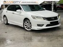 2014 Honda Accord 2.4 VTi-L Sedan WARRANTY + PREMIUM LEATHER SEAT + PADDLE SHIFTER + PUSH START & SMART KEY