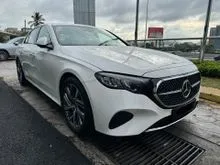 2024 Mercedes-Benz E200 2.0 Avantgarde Sedan MILE BELOW 1K