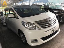 2012 Toyota Alphard 3.5 GL V6 pilot seats 7seather sun roof camera Keyless 12 unreg