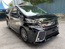 2015 Toyota Vellfire 2.5 ZG JBL HOME THEATHER 360 PANAROMIC 4 CAMERA SUNROOF UNREG