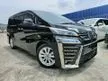 Recon 2018 Toyota Vellfire 2.5 Z Facelift PCS LTA 2 Power Door 7 Seater Unregister - Cars for sale