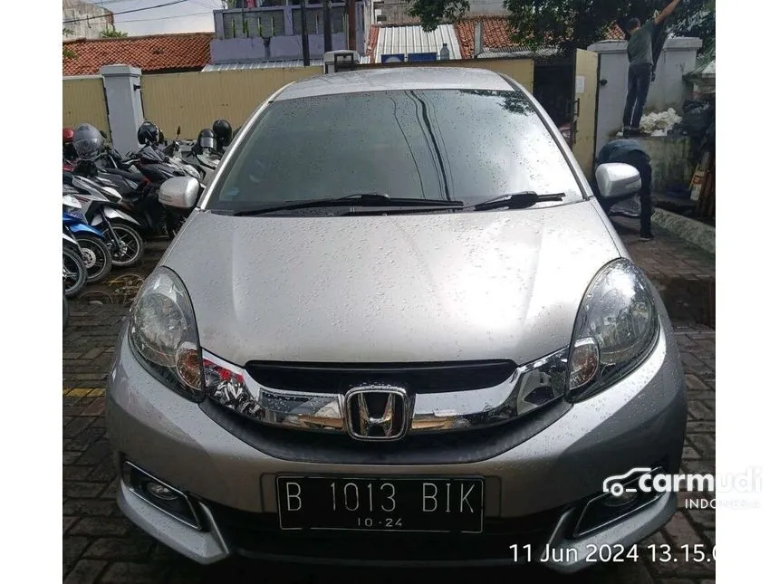 Jual Mobil Honda Mobilio 2014 E Prestige 1.5 di Jawa Barat Automatic MPV Silver Rp 127.000.000
