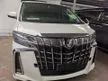 Recon 2018 Toyota Alphard 2.5 G S C sunroof grade 4,5