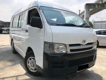 2007 Toyota HIACE Window Van 2.5 (M) GreenDiesel