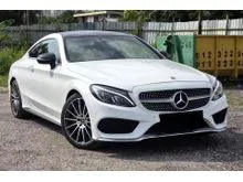 Mercedes-Benz C300 2.0 AMG Line Premium Plus Coupe MALAYSIA SPEC FULL SERVICE RECORD UNLIMITED CLAIM WARRANTY