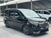 HONDA STEPWAGON UNREGISTER JAPAN SPEC SPADA COOL SPIRIT HONDA SENSING BLACK STYLE (7 Seater) 8 Years Warranty , Grade 4.5B (24,383KM ONLY)