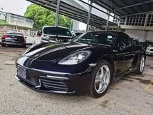 PORSCHE CAYMAN 718 2.0 SPORT CHRONO REVERSE CAMERA JAPAN PDK PCM 2017 UNREG LIKE NEW