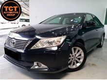 TOYOTA CAMRY 2.5 (a) V-SPEC FULL LEATHER SEAT , ELECTRIC SEAT , KEYLESS PUSH START BUTTON , REVERSE CAMERA , MULTI FUNCTION STEERING , CRUISE CONTROL
