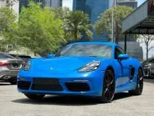 2021 Porsche 718 2.0 Cayman Bose LED PLDS 14K KM Sport Seat Plus