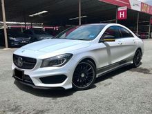 2015 Mercedes-Benz CLA250 2.0 AMG EDITION ONE JAPAN SPEC, UPGRADED CLA45 AMG BODYKITS, FULL BODY 3M STICKER MATT WHITE WRAPPING, SEMI ALCANTARA SEATS