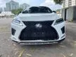 Recon 2021 Lexus RX300 2.0 F Sport SUV RED INTERIOR with 5 years Warranty - Cars for sale