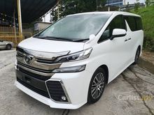 Promotion Year End Sales 2016 Toyota Vellfire 2.5 ZG Spec