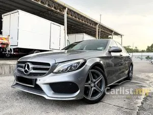 2016 Mercedes-Benz C250 2.0 AMG Line Sedan Local CKD Free Warranty Original Paint Full Serv Record One Onwer