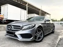2016 Mercedes-Benz C250 2.0 AMG Line Sedan Local CKD Free Warranty Original Paint Full Serv Record One Onwer