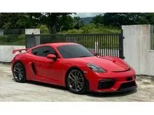 7K KM 2023 Porsche 718 4.0 Cayman GT4 PDK Coupe LocalSpec ComfortSeat FullServiceRecord