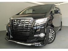 2016 TOYOTA ALPHARD 2.5 SC - NO GST !!! - MANY UNITS AVAILABLE!! FULL SPEC TO NORMAL SPEC!! YEAR 2015 TO 2016