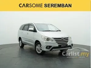 2014 Toyota Innova 2.0 G MPV