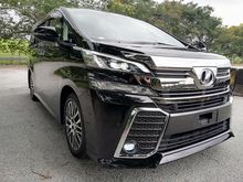 2015 Toyota Vellfire 2.5 ZG JBL/Home Theater Unregister 2018
