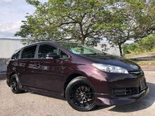 Toyota Wish 1.8 (A) FREE 5 Years Warranty VALVEMATIC FACELIFT 7 SPEED UNREG ANDORID PLAYER BOYKIT S/RIM