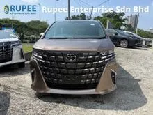 2025 Toyota Alphard 2.5 Z Full Leather 360View Sun Roof TV Side Step HUD Up Display BSM DIM 6A Good Condition Nice Car