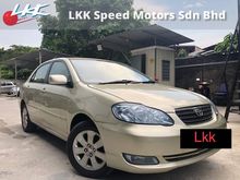2004 Toyota Corolla Altis 1.6 (A) E Sedan on the road