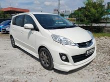 2015 Perodua Alza 1.5 Advance (A) Full LEATHER Seats, Roof Monitor, Navi GPS