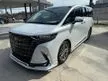 2024 Toyota Alphard 2.5 Z SPEC MODELIST BODYKIT DIGITAL INNER MIRROR BLIND SPOT 360CAMERA GRADE 4.5/A UNREGS