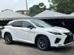 Recon 5AA White and Red Ready Stock Fully LOADED 2020 Lexus RX300 2.0 F Sport SUV