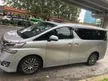 Used 2016 Toyota Vellfire 2.5 AT Edition MPV
