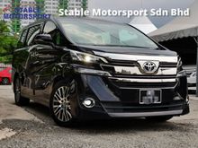 2016 Toyota Vellfire 2.5 Z G Edition MPV * FULL SERVICE RECORD (TOYOTA) * UNDER WARRANTY * 1 CAREFULL OWNER * ORIGINAL PAINT * ON TIME SERVICE
