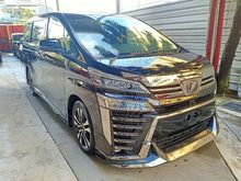 2018 Toyota Vellfire 2.5 MPV ZG SUNROOF JBL MODELLISTA BODYKIT HOME THEATER FULLY LOADED (A) OFFER UNREG 2018