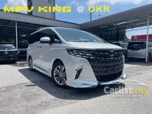 2025 Toyota Alphard 2.5 Z MPV / GRADE 6A / FULLY LOADED / MODELISTA / JBL / HUD / 360 CAMERA / SUNROOF / DIM / BSM / SIDE STEP / UNREG