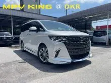 2025 Toyota Alphard 2.5 Z MPV / GRADE 6A / FULLY LOADED / MODELISTA / JBL / HUD / 360 CAMERA / SUNROOF / DIM / BSM / SIDE STEP / UNREG
