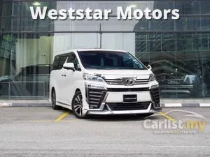 2018 Toyota Vellfire 2.5 ZG MPV