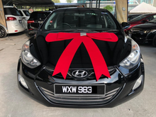2013 TRUE Hyundai Elantra 1.8 GLS PREMIUM (A) SUNROOF NO PROCESS FEE