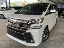 2016 Toyota Vellfire 2.5 ZG Edition MPV**SUNROOF**ALPINE AUDIO**ALPINE REAR ENTERTAINMENT**PRE-CRASH**