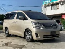 #OTR# 2009 Toyota Vellfire 3.5 ZG V6 (A) Pilot Seat, Sun Roof, Nice Condition, Nice Paint, Loan Available, 3 Years Warranty