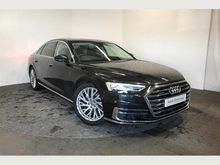 2019 Audi A8 3.0 L TFSI Quattro Sedan / 55 TFSI quattro/ 340 PS tiptronic / BLACK / SAME LEVEL S CLASS 7 SERIES