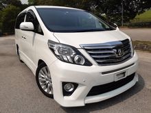 2014 Toyota Alphard 2.4 G 240S (A) 7 SEATER REVERSE CAMERA FREE 3 YEAR WARRANTY UNREG JAPAN