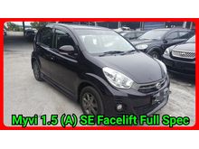 2012 Perodua Myvi 1.5 SE Hatchback Full Spec Like New Full Loan