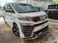 2019 Toyota Vellfire 2.5 ZG FULL ALPINE PLAYER MODALLISTA BODYKIT